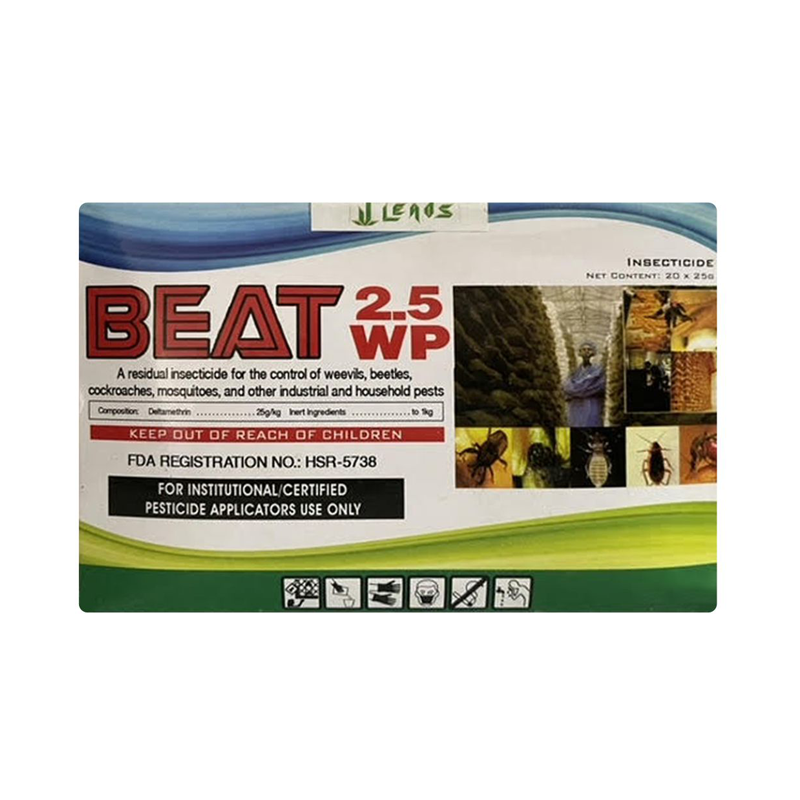 Beat 2.5 WP | Vector | Bedbugs | Fly | Mosquito Control |Deltamethrin - 25g