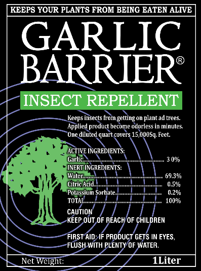 Garlic Barrier Insect Repellent | Natural and Organic Pest Control